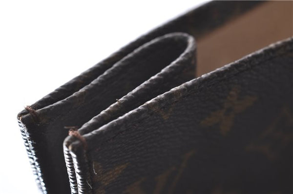 Authentic Louis Vuitton Monogram Sac Plat Hand Bag M51140 LV 1567D