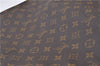 Authentic Louis Vuitton Monogram Sac Plat Hand Bag M51140 LV 1567D