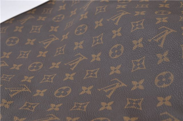 Authentic Louis Vuitton Monogram Sac Plat Hand Bag M51140 LV 1567D