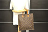 Authentic Louis Vuitton Monogram Sac Plat Hand Bag M51140 LV 1567D