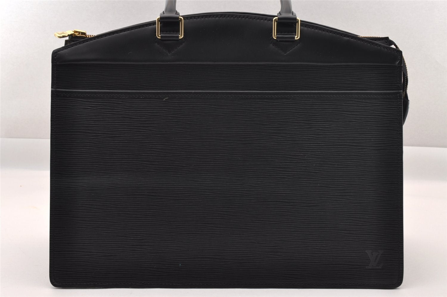 Authentic Louis Vuitton Epi Riviera Hand Bag Black M48182 LV 1567I