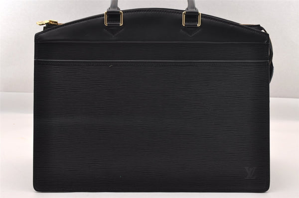 Authentic Louis Vuitton Epi Riviera Hand Bag Black M48182 LV 1567I