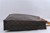 Authentic Louis Vuitton Monogram Sac Plat Hand Bag M51140 LV 1568D