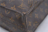 Authentic Louis Vuitton Monogram Sac Plat Hand Bag M51140 LV 1568D