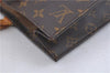 Authentic Louis Vuitton Monogram Sac Plat Hand Bag M51140 LV 1568D