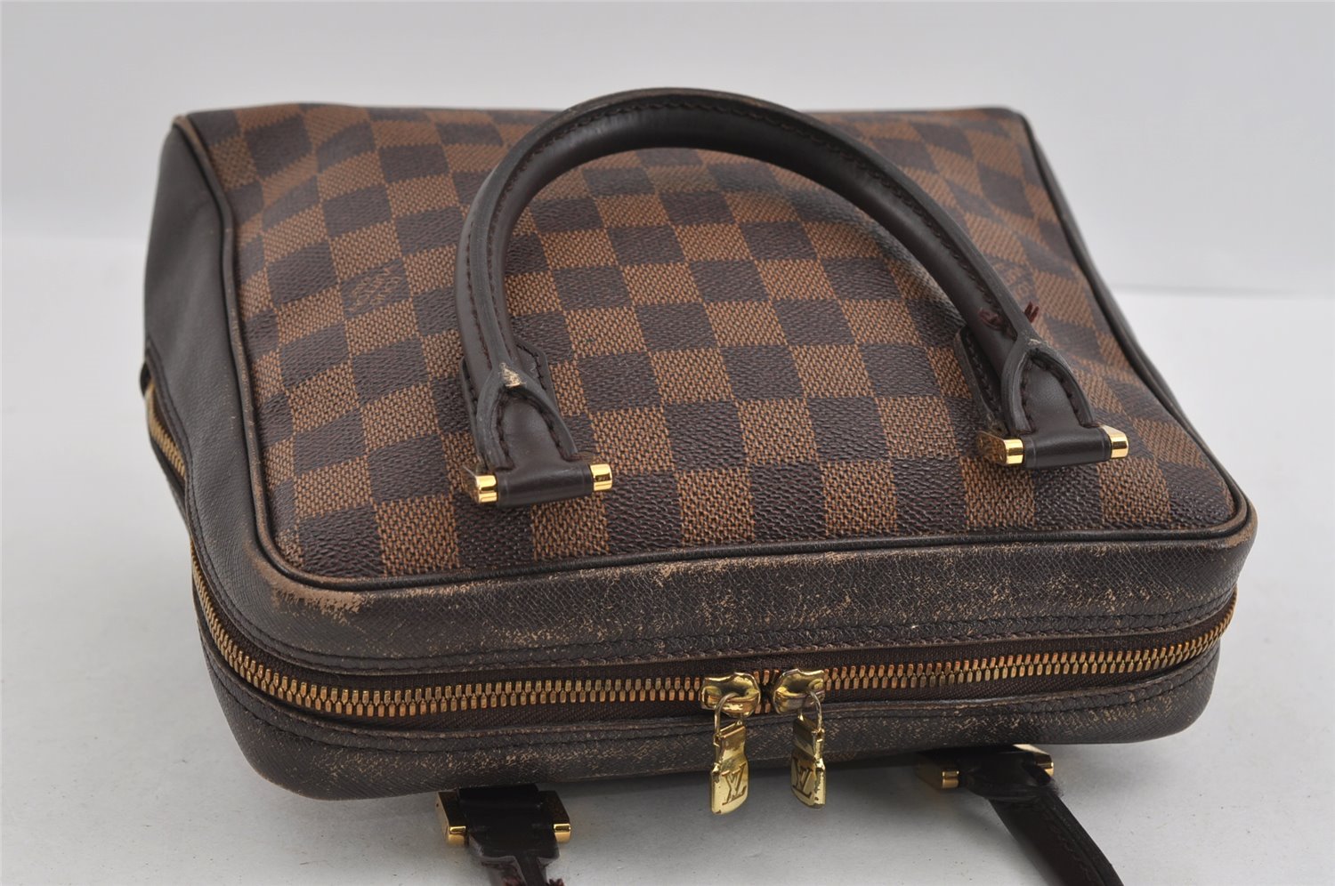 Authentic Louis Vuitton Damier Brera Hand Bag Purse N51150 LV 1568I