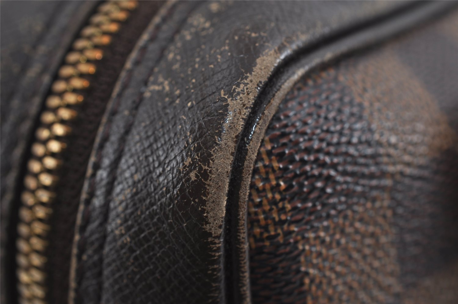 Authentic Louis Vuitton Damier Brera Hand Bag Purse N51150 LV 1568I