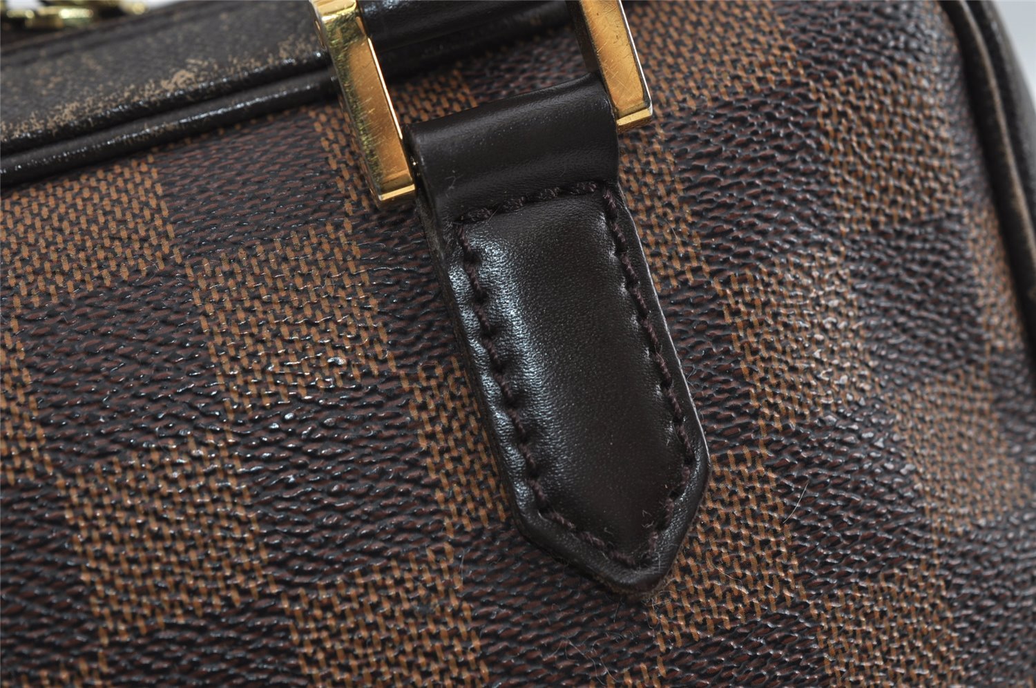 Authentic Louis Vuitton Damier Brera Hand Bag Purse N51150 LV 1568I