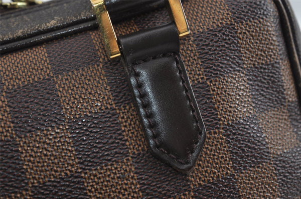 Authentic Louis Vuitton Damier Brera Hand Bag Purse N51150 LV 1568I