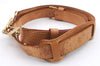 Authentic Louis Vuitton Leather Shoulder Strap Beige 40.2-47" LV 1569D