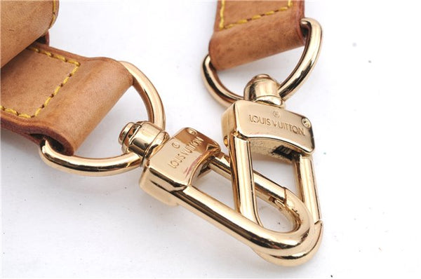 Authentic Louis Vuitton Leather Shoulder Strap Beige 40.2-47" LV 1569D