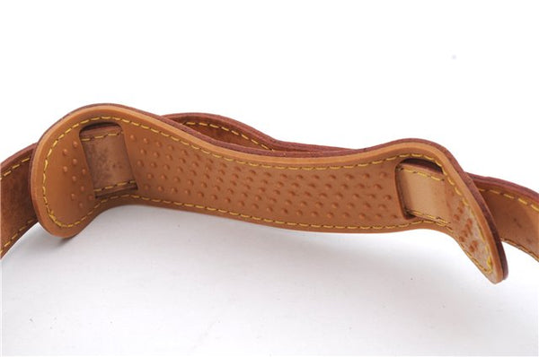 Authentic Louis Vuitton Leather Shoulder Strap Beige 40.2-47" LV 1569D