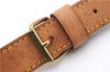 Authentic Louis Vuitton Leather Shoulder Strap Beige 40.2-47" LV 1569D