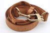Authentic Louis Vuitton Leather Shoulder Strap Beige 40.2-47" LV 1569D
