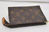Authentic Louis Vuitton Monogram Poche Toilette 15 M47546 Cosmetics Pouch 1569I