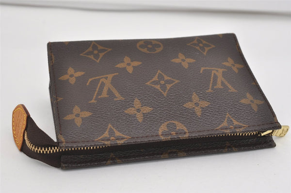 Authentic Louis Vuitton Monogram Poche Toilette 15 M47546 Cosmetics Pouch 1569I