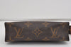 Authentic Louis Vuitton Monogram Poche Toilette 15 M47546 Cosmetics Pouch 1569I
