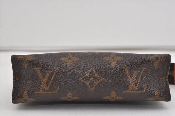 Authentic Louis Vuitton Monogram Poche Toilette 15 M47546 Cosmetics Pouch 1569I