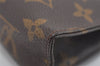 Authentic Louis Vuitton Monogram Poche Toilette 15 M47546 Cosmetics Pouch 1569I