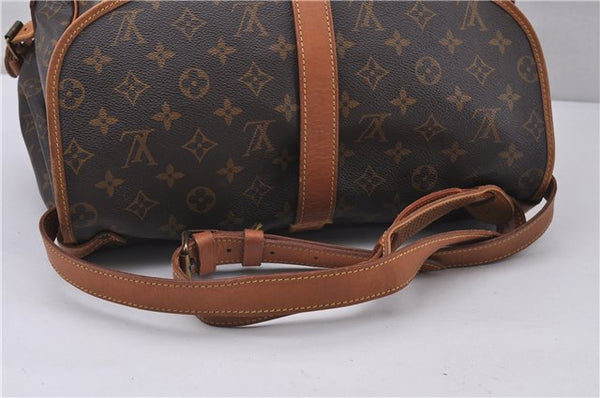 Authentic Louis Vuitton Monogram Saumur 35 Shoulder Cross Bag M42254 LV 1570F