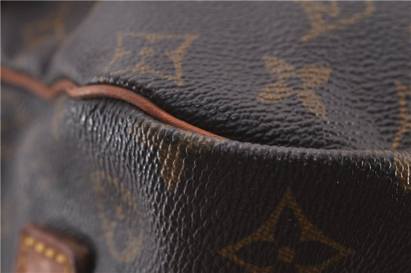 Authentic Louis Vuitton Monogram Saumur 35 Shoulder Cross Bag M42254 LV 1570F