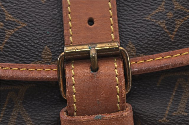 Authentic Louis Vuitton Monogram Saumur 35 Shoulder Cross Bag M42254 LV 1570F