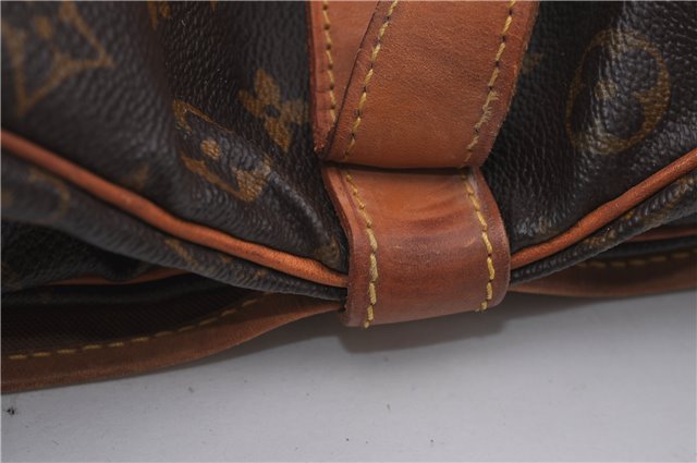 Authentic Louis Vuitton Monogram Saumur 35 Shoulder Cross Bag M42254 LV 1570F