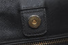 Authentic PRADA Saffiano Leather 2Way Shoulder Hand Bag Purse Black 1571I