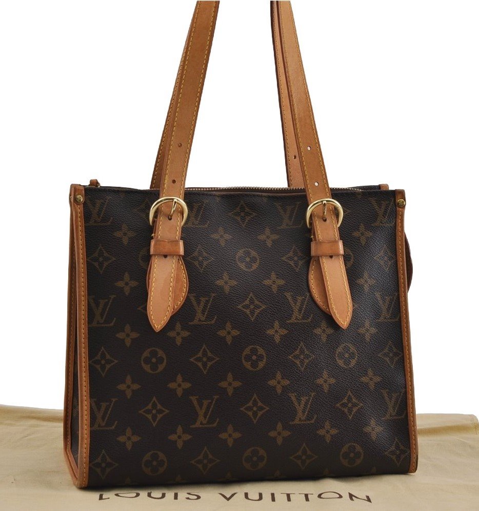 Authentic Louis Vuitton Monogram Popincourt Haut Shoulder Bag M40007 LV 1572I