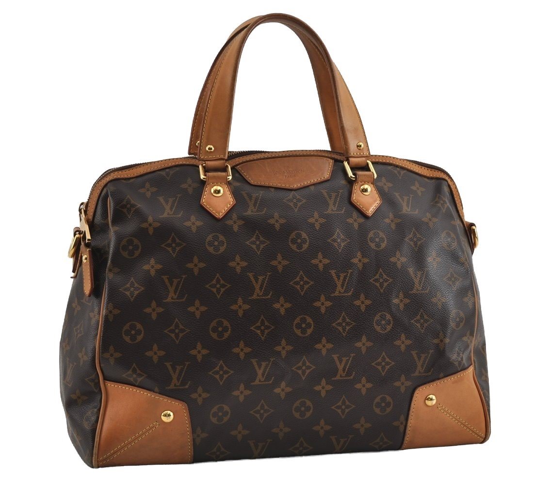 Authentic Louis Vuitton Monogram Retiro GM M40324 2Way Shoulder Hand Bag 1573I