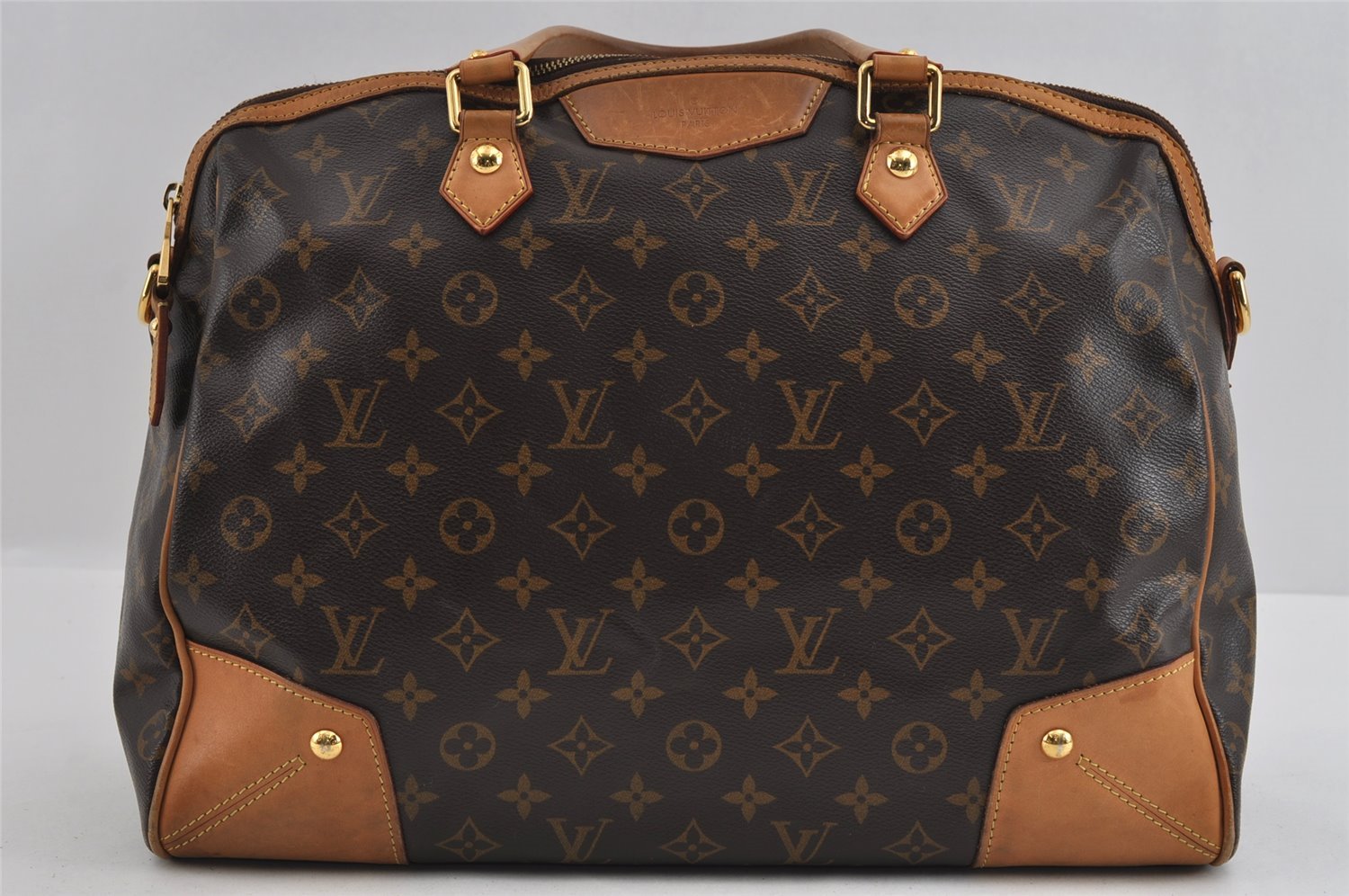 Authentic Louis Vuitton Monogram Retiro GM M40324 2Way Shoulder Hand Bag 1573I