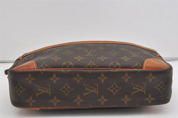 Authentic Louis Vuitton Monogram Compiegne 28 Clutch Hand Bag M51845 LV 1574I