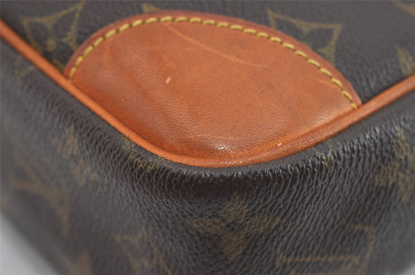 Authentic Louis Vuitton Monogram Compiegne 28 Clutch Hand Bag M51845 LV 1574I