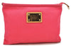 Authentic Louis Vuitton Antigua Pochette Plat PM Pouch Pink M40068 LV 1577D