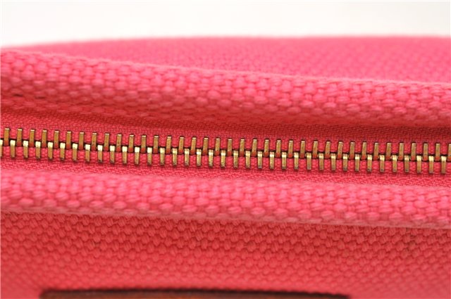 Authentic Louis Vuitton Antigua Pochette Plat PM Pouch Pink M40068 LV 1577D