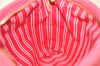 Authentic Louis Vuitton Antigua Pochette Plat PM Pouch Pink M40068 LV 1577D