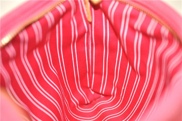 Authentic Louis Vuitton Antigua Pochette Plat PM Pouch Pink M40068 LV 1577D