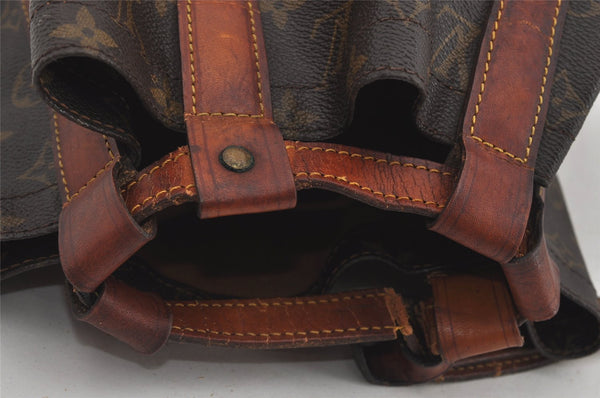 Authentic Louis Vuitton Monogram Randonnee GM Shoulder Bag M42244 LV Junk 1577I