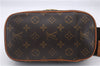 Authentic Louis Vuitton Monogram Pochette Gange Waist Waist bag M51870 LV 1580D