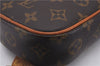 Authentic Louis Vuitton Monogram Pochette Gange Waist Waist bag M51870 LV 1580D