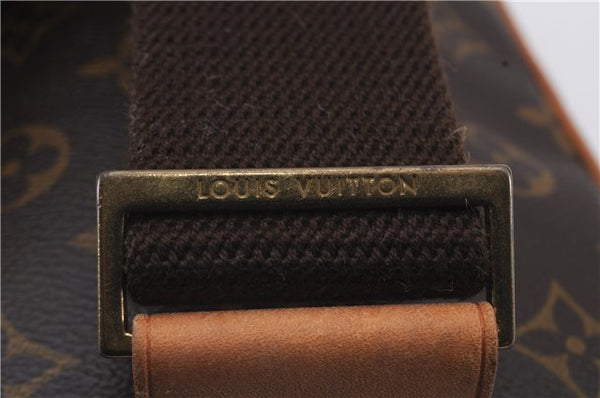 Authentic Louis Vuitton Monogram Pochette Gange Waist Waist bag M51870 LV 1580D