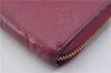 Authentic Louis Vuitton Empreinte Zippy Wallet Purse Purple M60549 LV Box 1580F