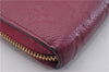 Authentic Louis Vuitton Empreinte Zippy Wallet Purse Purple M60549 LV Box 1580F