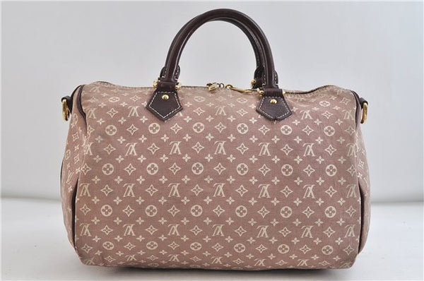 Auth Louis Vuitton Monogram Idylle Speedy Bandouliere 30 Pink M56704 LV 1582D