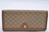 Authentic CELINE Macadam Blason Pattern Long Wallet PVC Leather Beige 1583G