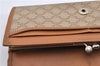 Authentic CELINE Macadam Blason Pattern Long Wallet PVC Leather Beige 1583G