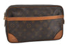 Authentic Louis Vuitton Monogram Compiegne 28 Clutch Hand Bag M51845 LV 1584I