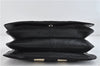 Authentic GUCCI Sherry Line Interlocking G Shoulder Bag Velor 115746 Black 1585D