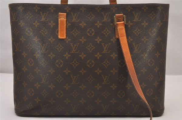 Authentic Louis Vuitton Monogram Luco Shoulder Tote Bag M51155 LV Junk 1585I