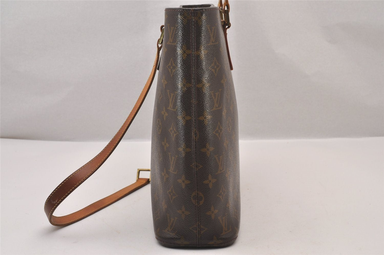 Authentic Louis Vuitton Monogram Luco Shoulder Tote Bag M51155 LV Junk 1585I